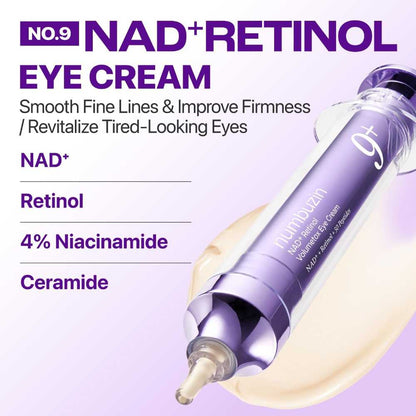 Numbuzin No.9 NAD+ Retinol Volumetox™ Eye Cream